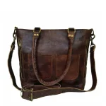 The Astoria Tote – Handmade Vintage Goat Leather Shoulder Bag