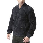 Men’s BGSD Urban Suede Leather Bomber Jacket - Image 5