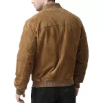 Men’s BGSD Urban Suede Leather Bomber Jacket - Image 2