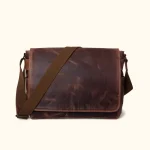 Roosevelt Large Legacy Leather Satchel Messenger Bag