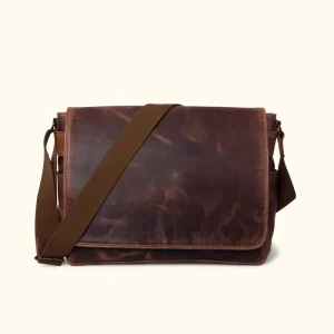 Roosevelt Large Legacy Leather Satchel Messenger Bag