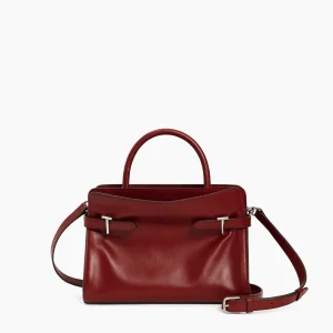 Structured Legacy Handbag in Smooth Leather & Nubuck