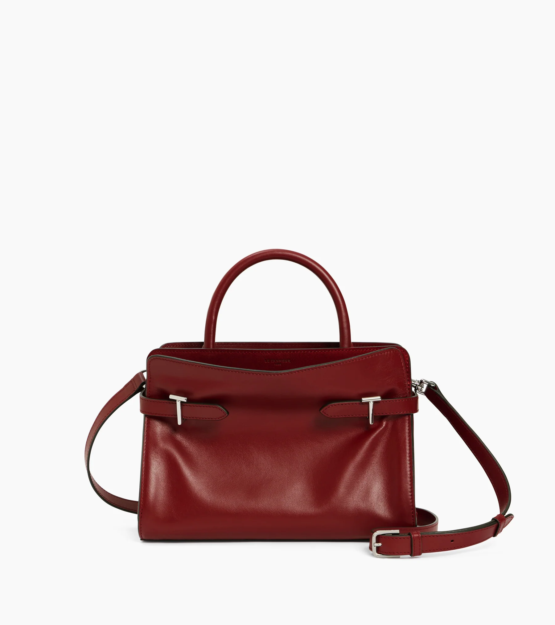 TEMI16M1R11-1.webp Structured Legacy Handbag in Smooth Leather & Nubuck - Image 1