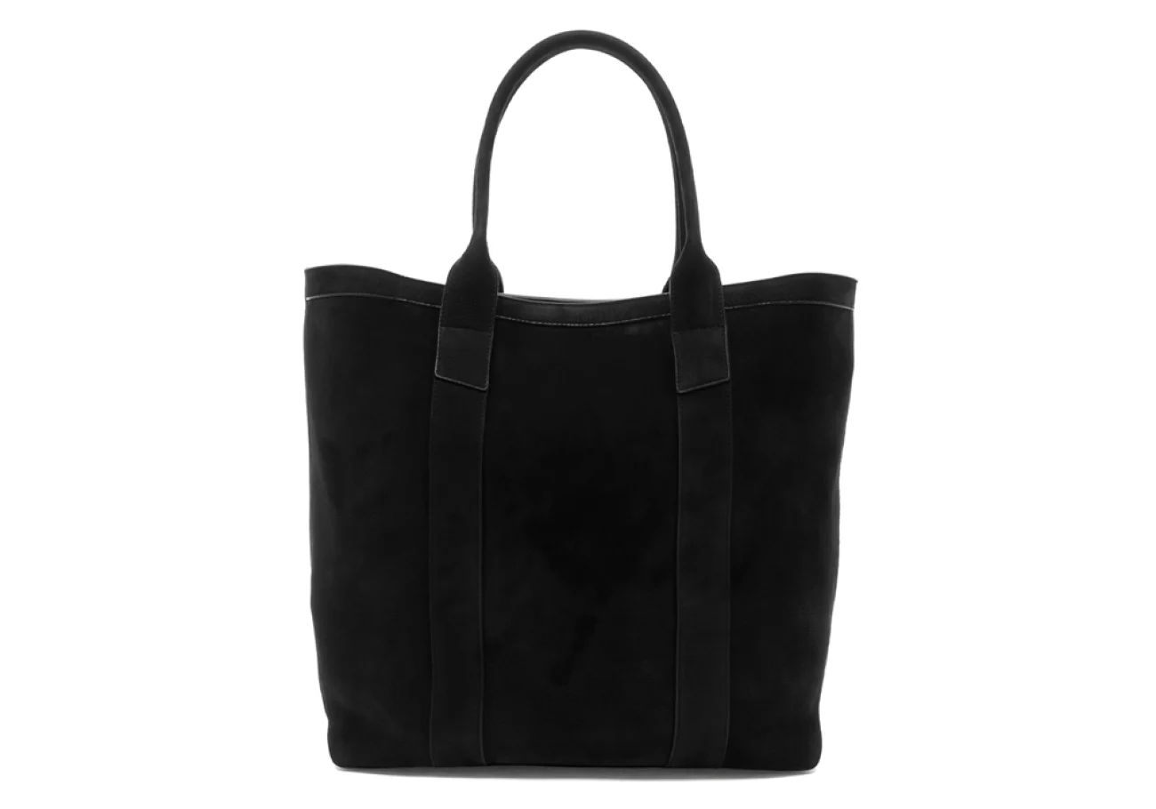 nubuck_tote_bag_black_permanent_style_frank_clegg1.webp The Black Nubuck Legacy Leather Tote Bag - Image 1