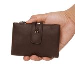 Legacy Leather Brown Bi-Fold Wallet with Side Pocket - Image 2