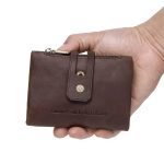 Legacy Leather Brown Bi-Fold Wallet with Side Pocket - Image 4