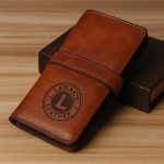 Vintage Brown Leather Multi-Slot Wallet with Zipper Pocket - Image 3